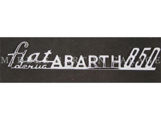 FIAT ABARTH 850 DERIVITIONE BADGE